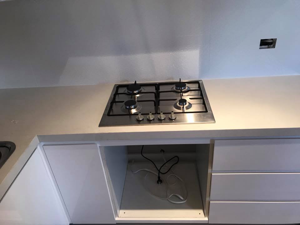 gas cooktop installation